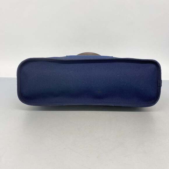 Hermes Hermès Cabag Elan PM Tote Bag in Navy Canvas with R Stamp for Women - Picture 3 of 10